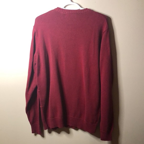 Oscar de la renta thick knit red sweater - Picture 4 of 4